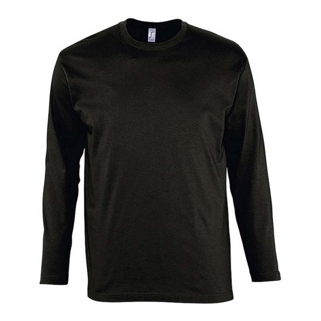 TEE-SHIRT HOMME MANCHES LONGUES 'MONARCH' 150 GR/M² - noir