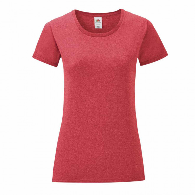 TEE-SHIRT PERSONNALISABLE FEMME 'MALBRO' 150 GR/M² - rouge chiné