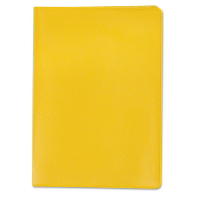 COUVERTURE DE PASSEPORT PERSONNALISABLE 'VIAJE' - jaune