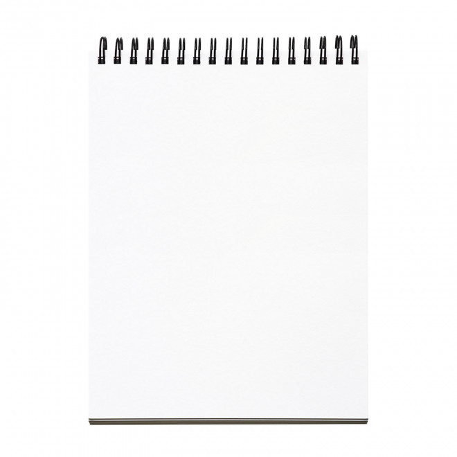 BLOC-NOTES SPIRALE A5 PERSONNALISABLE 'ORSONSPI' 50 PAGES - blanc