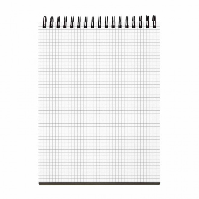 BLOC-NOTES SPIRALE A5 PERSONNALISABLE 'ORSONSPI' 100 PAGES - petit carreau