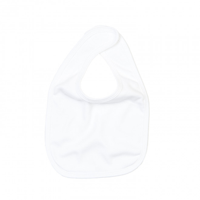 BAVOIR BEBE PERSONNALISABLE 'BABY BIB' - blanc