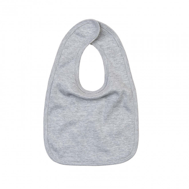 BAVOIR BEBE PERSONNALISABLE 'BABY BIB' - gris