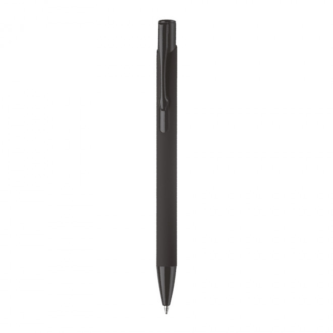 STYLO PUBLICITAIRE EN ALUMINIUM 'SOFTLY BLACK' - noir