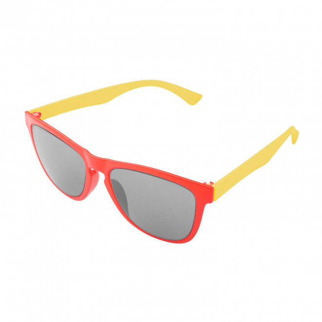 LUNETTES SOLEIL PERSONNALISABLES MIX & MATCH 'SUNWAY' - rouge/jaune