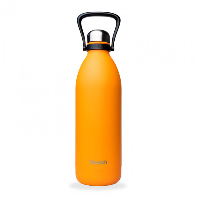BOUTEILLE ISOTHERME PERSONNALISABLE INOX '1,5L QWETCH®' - orange