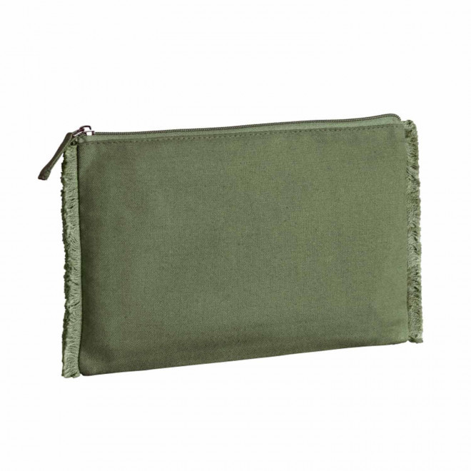 POCHETTE EN COTON PERSONNALISABLE 320GR 'SESTEA' - vert kaki