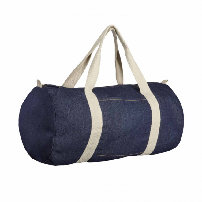SAC POLOCHON EN JEANS PERSONNALISABLE 'JOLA' - bleu jean