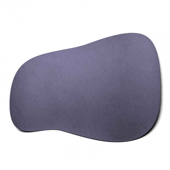 SET DE TABLE PERSONNALISABLE MIF EN CUIR RECYCLE 'MARGAUX' - lilas