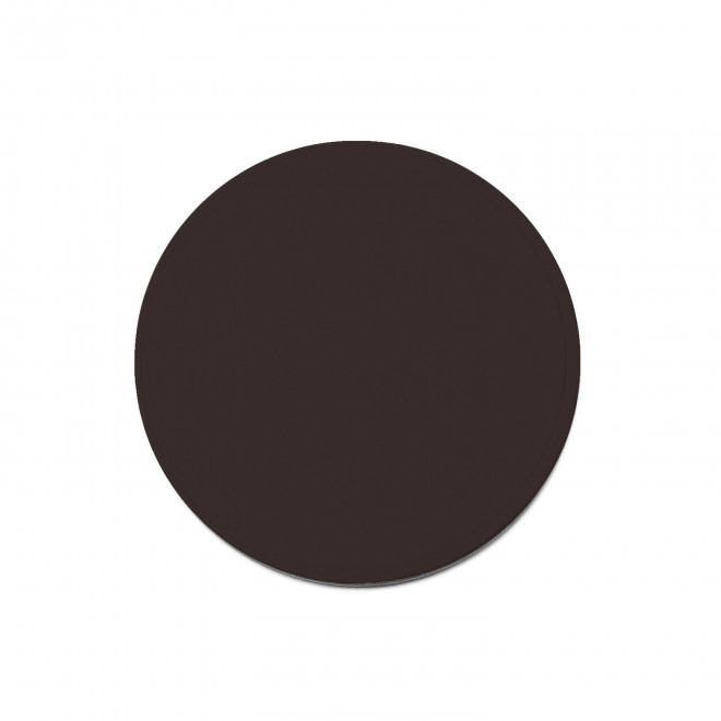 DESSOUS DE VERRE MIF EN CUIR RECYCLE 'COLETTE' - chocolat