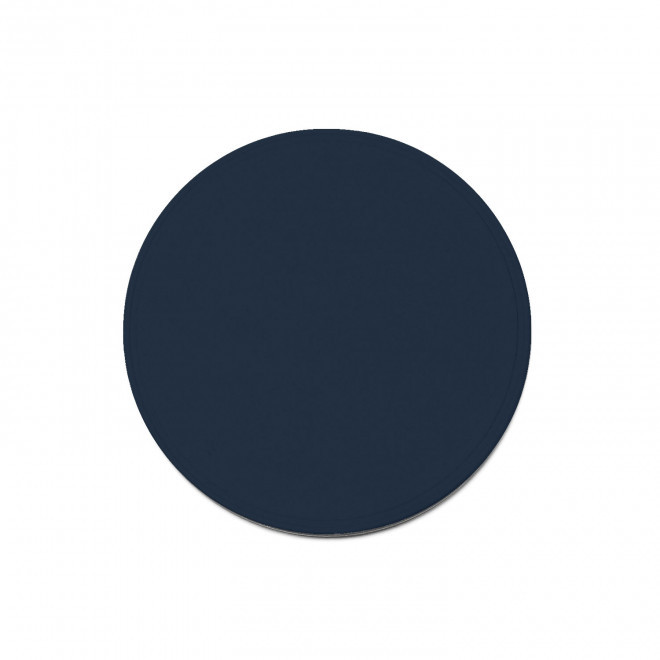 DESSOUS DE VERRE MIF EN CUIR RECYCLE 'COLETTE' - bleu nuit