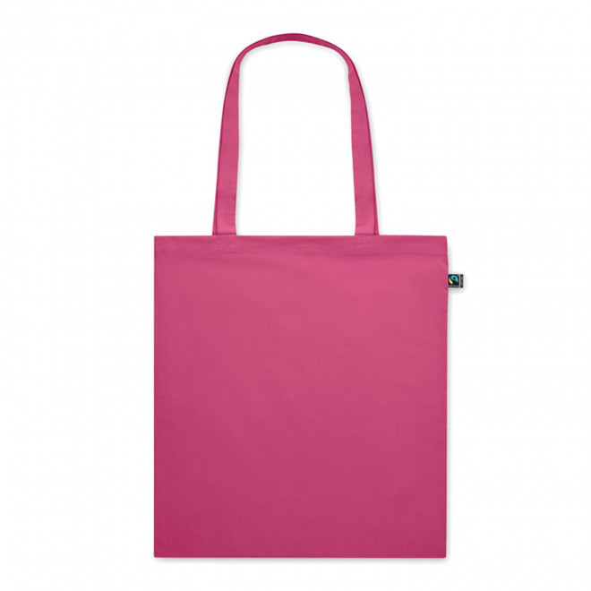 SAC COTON COULEUR PERSONNALISABLE 'ANTONIO FAIRTRADE' - rose