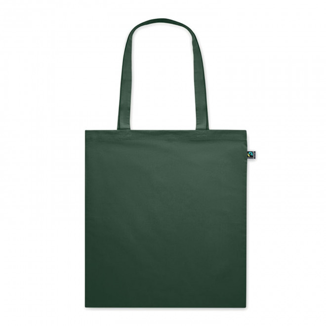 SAC COTON COULEUR PERSONNALISABLE 'ANTONIO FAIRTRADE' - vert foncé