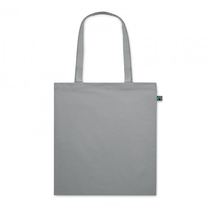 SAC COTON COULEUR PERSONNALISABLE 'ANTONIO FAIRTRADE' - gris