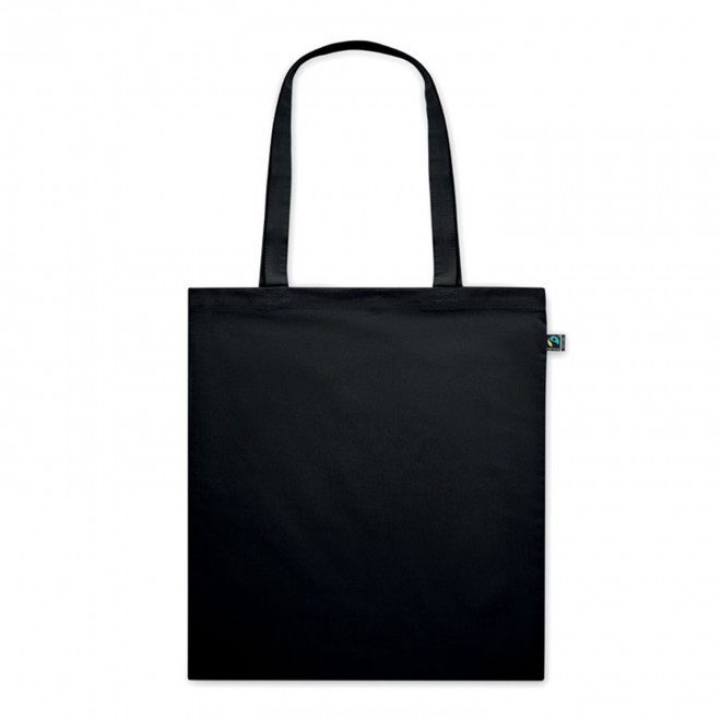 SAC COTON COULEUR PERSONNALISABLE 'ANTONIO FAIRTRADE' - noir