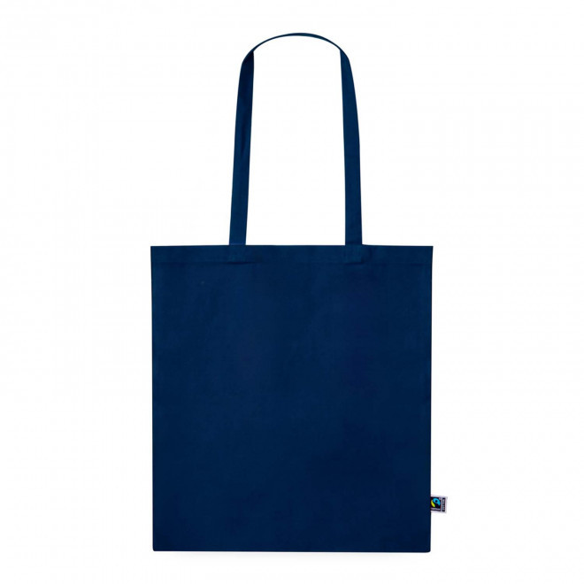 SAC COTON COULEUR PERSONNALISABLE 'ANTONIO FAIRTRADE' - bleu marine
