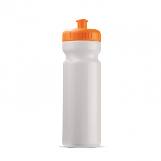 GOURDE PERSONNALISABLE 750ML CORPS OPAQUE BLC BIO 'TRAIL' - orange