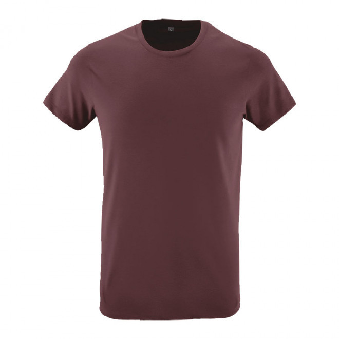 TEE-SHIRT PUBLICITAIRE HOMME 'REGENT FIT' 150 GR/M² - bordeaux