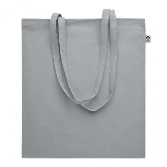 SAC SHOPPING PERSONNALISÉ EN COTON 180 GR 'SUNDO BIO' - gris