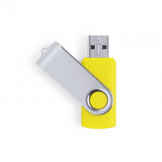CLÉ USB PERSONNALISÉE 'TWISTER' 16GO - EXPÉDITION RAPIDE 4 JOURS - jaune