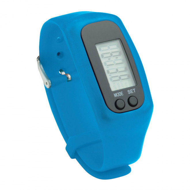 PODOMÈTRE PUBLICITAIRE 'WALKING' - bleu