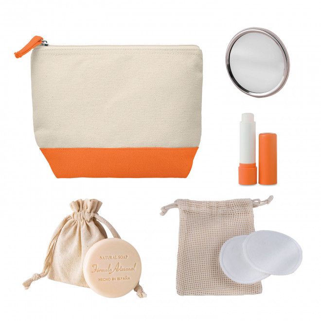 SET TROUSSE ET ACCESOIRES PERSONNALISABLE 'MELLYSET' - orange