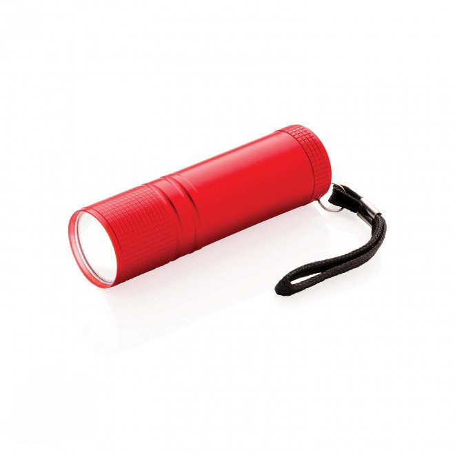 LAMPE TORCHE LED COB PERSONNALISABLE 'LUZIA' - rouge