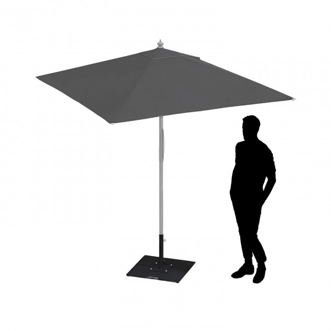 PARASOL TELESCOPIQUE PERSONNALISABLE 'SENTIDO' - anthracite