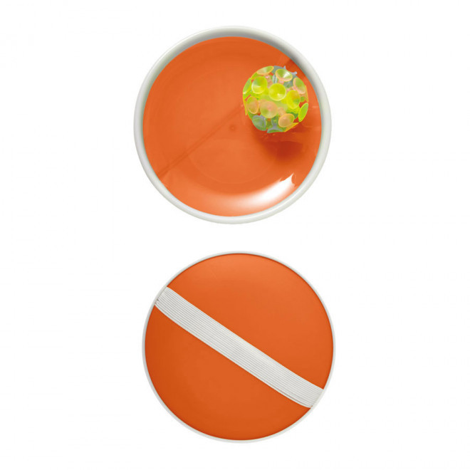 JEU DE BALLE À VENTOUSES PUBLICITAIRE 'PRAIA' - orange