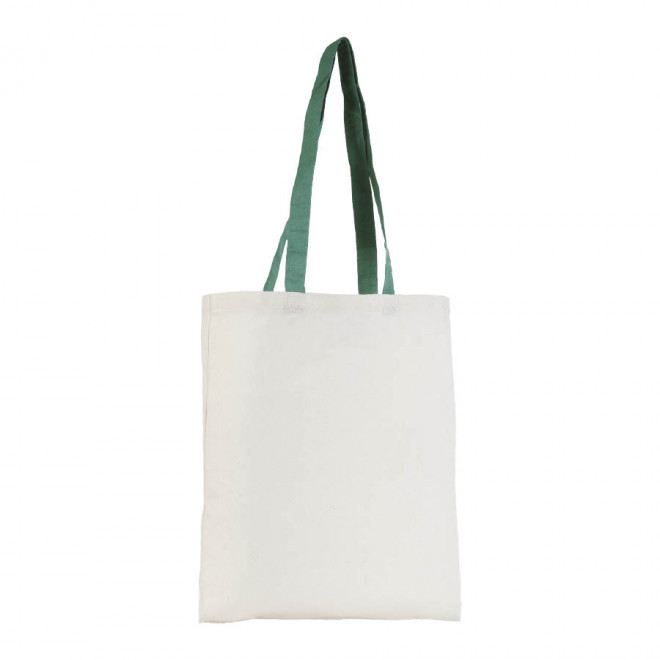 TOTE BAG PUBLICITAIRE COTON ANSES LONGUES 'AURIANA' - vert foncé