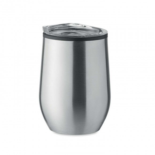 MUG A CAFE PERSONNALISABLE 350 ML 'GOUGA SHINE' - argenté mat