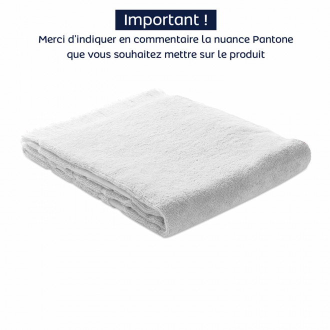 FOUTA PERSONNALISABLE 90x180 CM 'HORTENZIA' - pantone