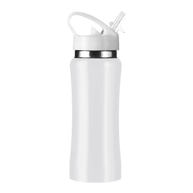 GOURDE PERSONNALISABLE EN METAL 'CHAMONIX' - blanc