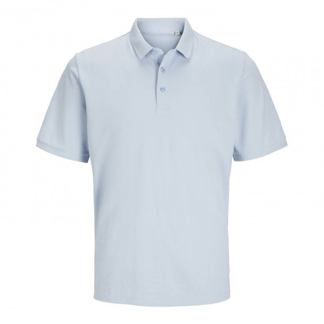 POLO MIXTE PERSONNALISABLE 'JACKTO' - bleu ciel