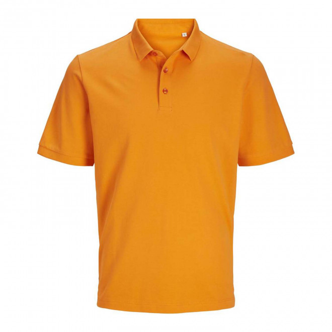 POLO MIXTE PERSONNALISABLE 'JACKTO' - orange