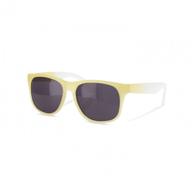 LUNETTES DE SOLEIL UV REACTIVE PERSONNALISABLE 'MADRINOS' - jaune