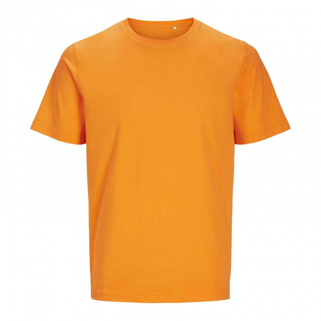 TEE-SHIRT MIXTE PERSONNALISABLE 'JACKTO' - orange