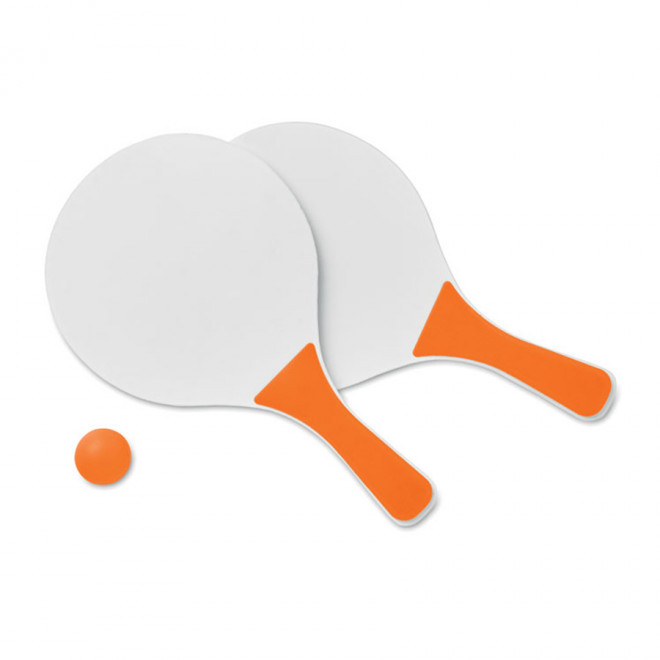 RAQUETTES DE PLAGE PUBLICITAIRE 'SUMMER FEELING' - orange