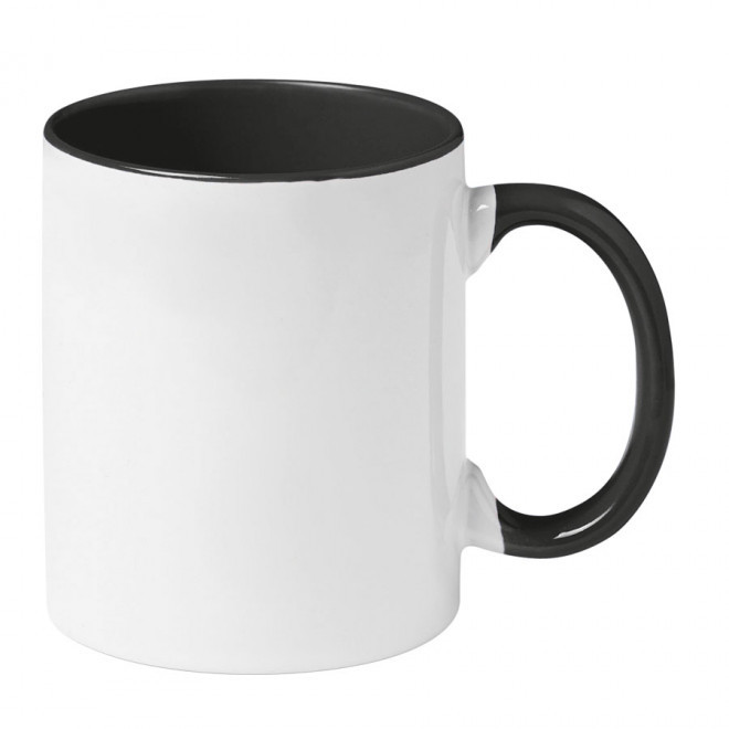 MUG PUBLICITAIRE 300ML 'SYLVIA' - noir