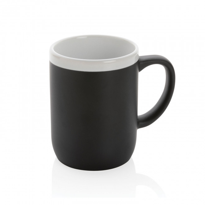 MUG PERSONNALISABLE EN CERAMIQUE 300ML 'BOHIS' - noir