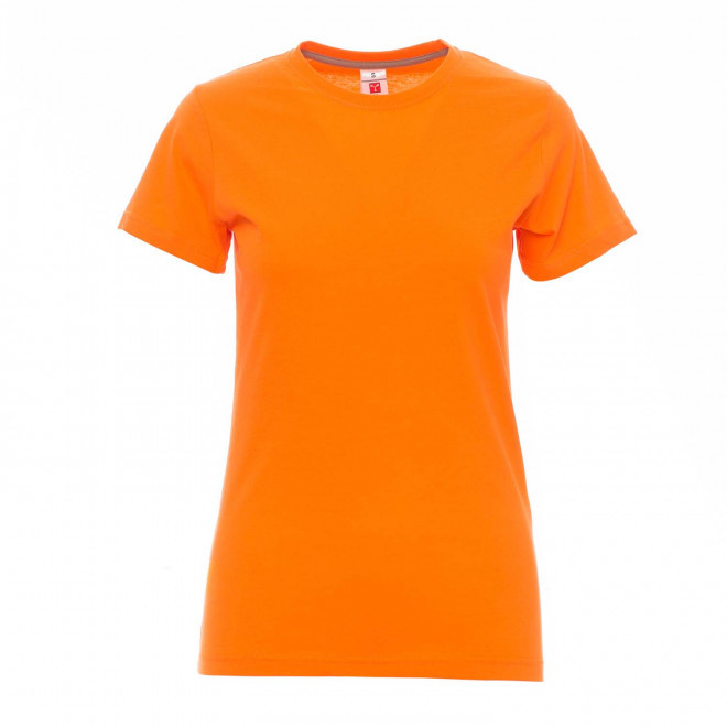 TEE-SHIRT PERSONNALISABLE FEMME 'SUNSET' - orange