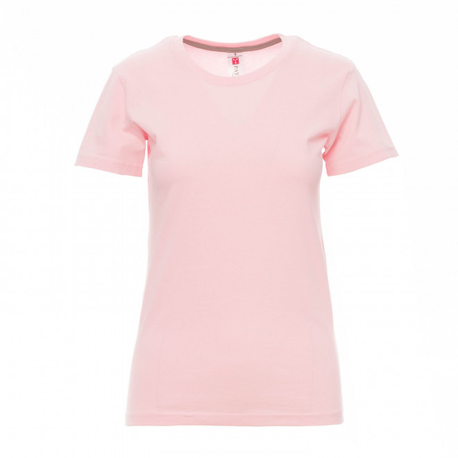 TEE-SHIRT PERSONNALISABLE FEMME 'SUNSET' - rose pâle