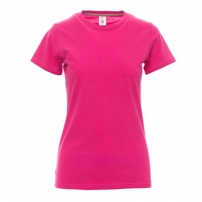 TEE-SHIRT PERSONNALISABLE FEMME 'SUNSET' - fuchsia