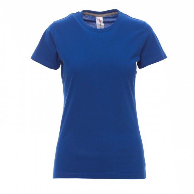 TEE-SHIRT PERSONNALISABLE FEMME 'SUNSET' - bleu royal