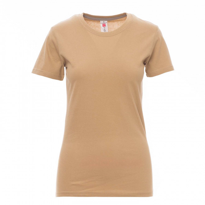 TEE-SHIRT PERSONNALISABLE FEMME 'SUNSET' - sable