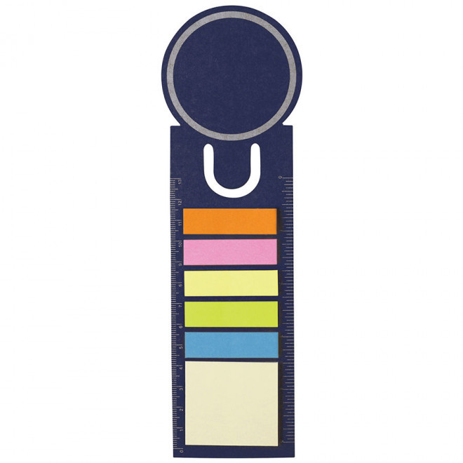 MARQUE-PAGES PUBLICITAIRE ROND 'IDEA' - bleu