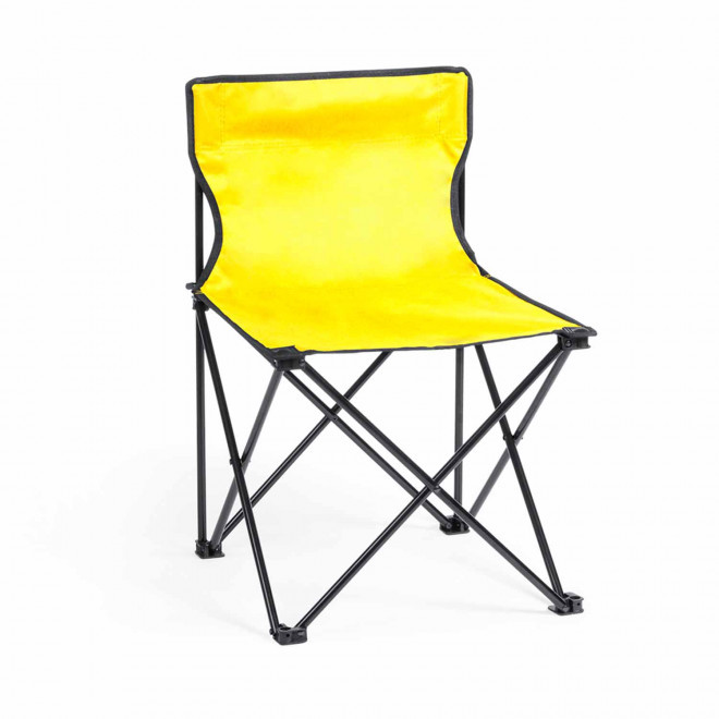 CHAISE PLIANTE PERSONNALISABLE 'BONAT' - jaune