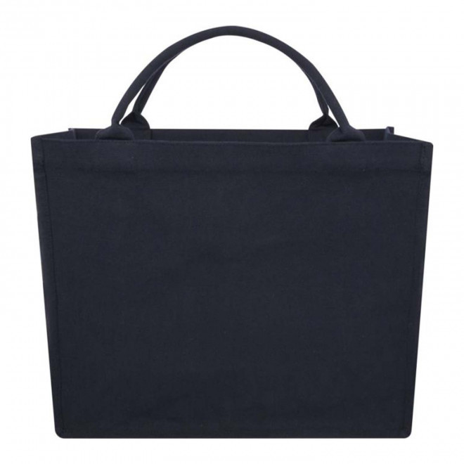 SAC SHOPPING PERSONNALISABLE RECYCLE 500G/M² 'AVOLA' - bleu marine