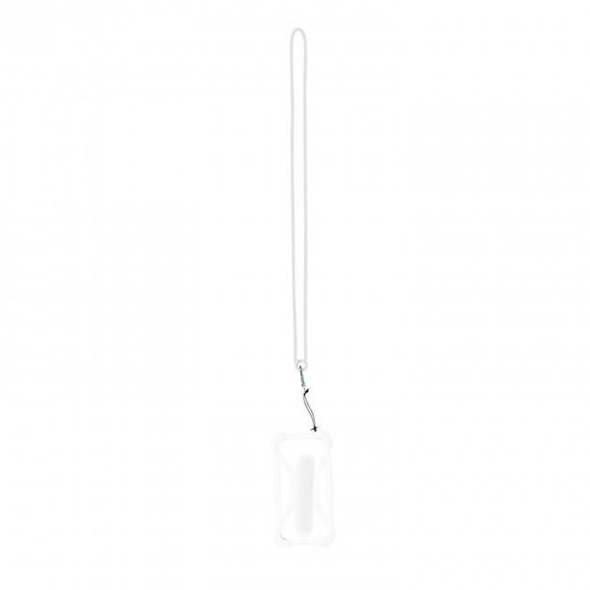 TOUR DE COU TELEPHONE PERSONNALISABLE 'JULIUS'' - blanc