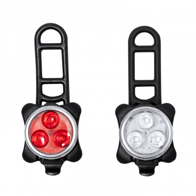 SET LUMIERES PERSONNALISABLE VELO 'REMKA' - noir